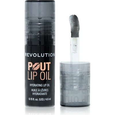 Revolution Pout Lip olej na pery s hydratačným účinkom Midnight Black 4,6 ml