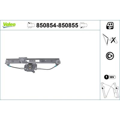 Mechanizmus zdvíhania okna VALEO 850855
