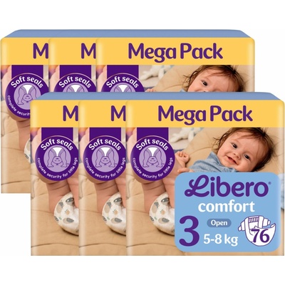 Libero Comfort 5-8kg Midi 3 456 ks