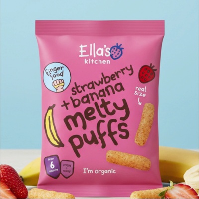 Ella's Kitchen BIO Chrumky jahoda a banán 20 g