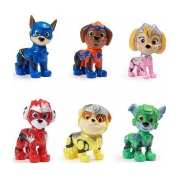 Spin Master Paw Patrol: Der Mighty Kinofilm, Geschenkset mit 6 Superhelden-Spielfiguren