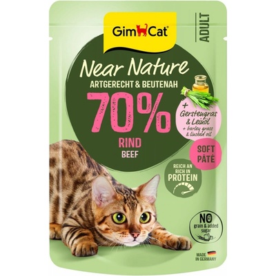 GimCat Near Nature hovězí 85 g