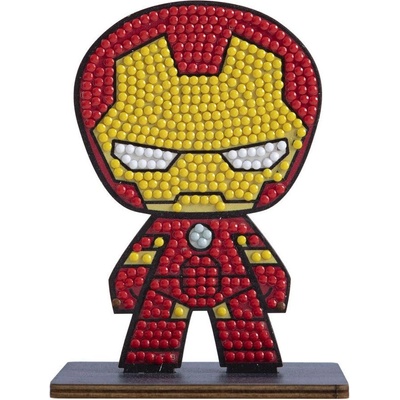 Craft Buddy Комплект за диамантена бродерия, Craft Buddy, Crystal Art Buddies, Железният човек, 7 части