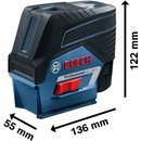 Лазерен нивелир Bosch GCL 2-50 C + RM2 + BM 3 0601066G08
