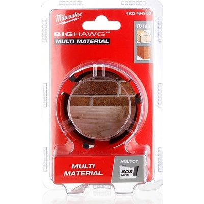 Milwaukee kruhová pilka korunka BIG HAWG 70 mm 4932464930
