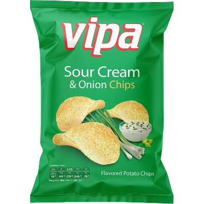 Vipa chips s smotanovo cibuľová príchuťou 80 g