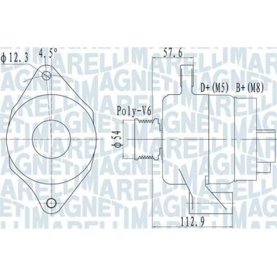 generátor MAGNETI MARELLI 063732050010