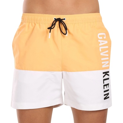 Calvin Klein Мъжки бански Calvin Klein многоцветни Calvin Klein | Byal Oranzhev Mnogotsveten | МЪЖЕ | L