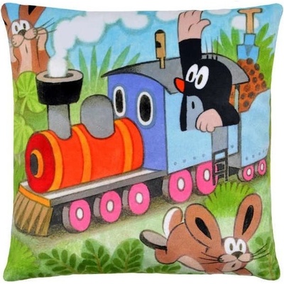 MÚ Brno Polštář Krtek mašinka 25x25