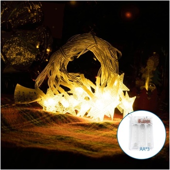 Aigostar B.V. | Aigostar LED Vianočná reťaz 20xLED/3xAA 3,3m hviezdy | AI1280