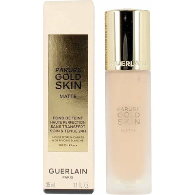 Guerlain Parure Gold Skin Matte Foundation dlouhotrvající matující make-up SPF15 1N 35 ml
