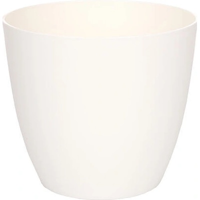 Plastkon Ella Mat kvetináč biela 25 cm
