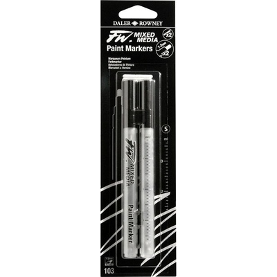 Daler-Rowney FW Комплект хастари Black 1-2 mm 2 бр (160320103)