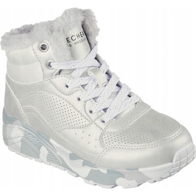 Skechers Uno Lite Camo Dazzle 310485L/SLGY stříbrná