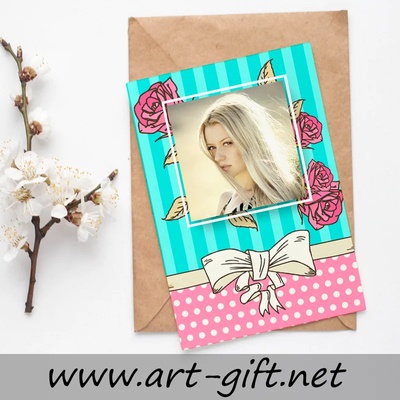 Art gift Картичка I Love 2