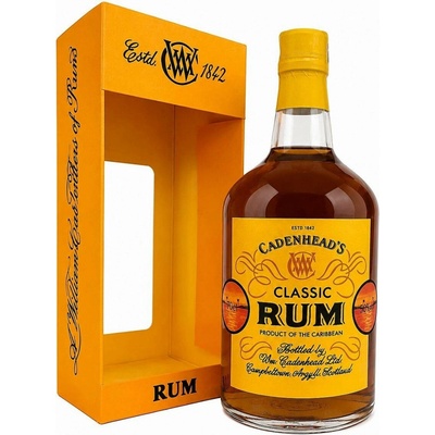 Cadenhead´s „ Classic ” aged Caribbean rum 50% 0.70 l (holá láhev)