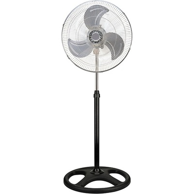Muhler Вентилатор на стойка 18''Muhler FM-8118D, Индустриален, Мощност 70W, Механично управление, 3 скорости, 3 перки, Осцилация, Черен (KT-648883)