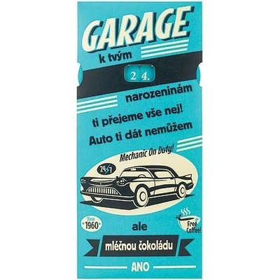 Bohemia Gifts Mléčná k narozeninám garage 100 g