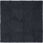 vidaXL Килим за площ Тъмносиво 200 x 200 cm юта (42010440)