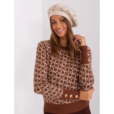 Wool Fashion Italia Baret -AT-CZ-2318.26 Hnědá