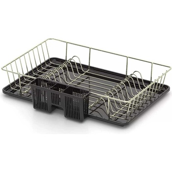 TEKNO TEL Сушилник Tekno Tel KB 003, 49х38х9 см, 1 ниво, златисто (3000150019)