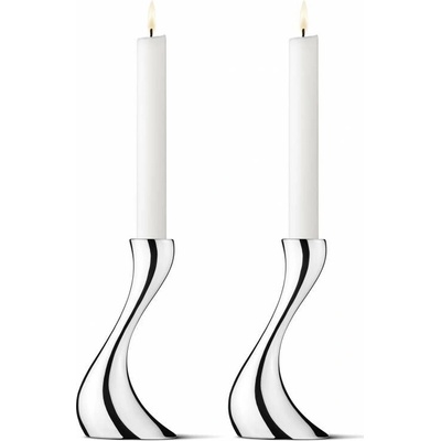 Georg Jensen Svícen Cobra malý, 2 ks -