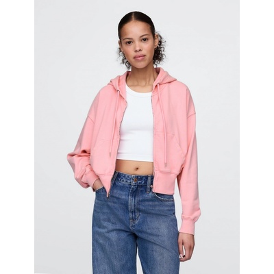 GAP Oversize mikina Heavyweight růžová