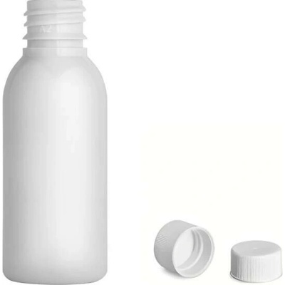 Via Plastová lahvička bílá s bílým uzávěrem 35 ml