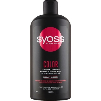 Syoss Color Tsubaki Blossom šampón pre farbené vlasy 750 ml