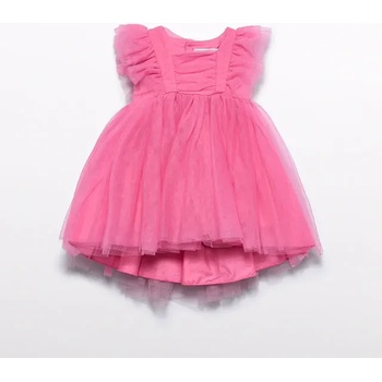 Abel & Lula Нежна тюлена рокля за бебе момиче в розов цвят Abel&Lula