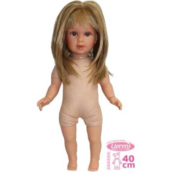 Llorens 540C CARLA - реалистична кукла с меко текстилно тяло - 40 см