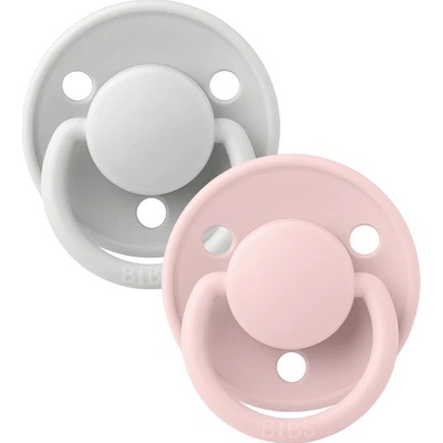 Bibs De Lux dudlíky přírodní kaučuk 2ks Haze / blossom