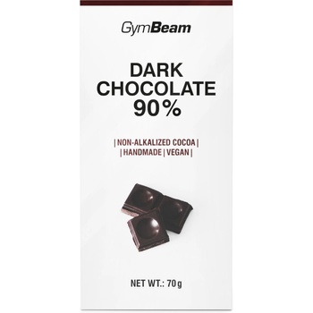 GymBeam Horká čokoláda 90% 70 g