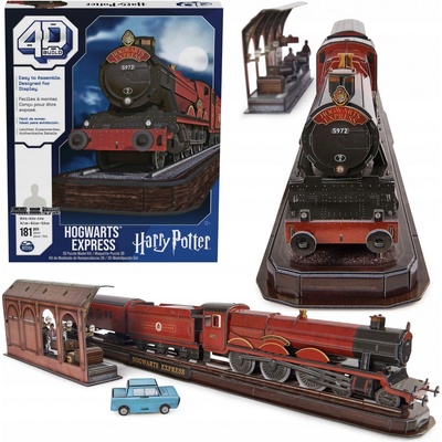 4D BUILD 3D Puzzle Harry Potter: Bradavický Expres 181 ks