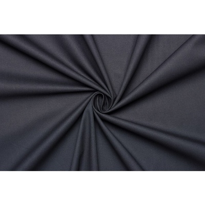 Kostýmový bavlněný kepr (twill) elastický - Tmavě modrá