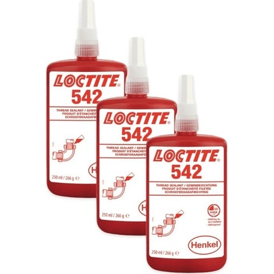 Loctite 542 závitové tesnenie pre hydrauliku SP 250 ml 3 ks