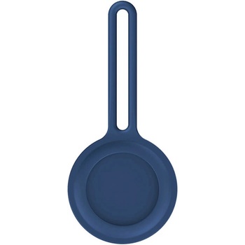 SDesign Силиконова каишка за Apple AirTag - Sdesign AirTag Silicone Bag Loop (тъмносин) (SDATSB2-DB)