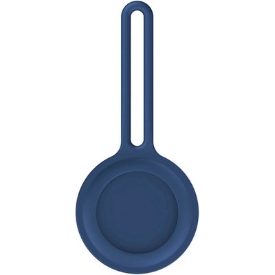 SDesign Силиконова каишка за Apple AirTag - Sdesign AirTag Silicone Bag Loop (тъмносин) (SDATSB2-DB)