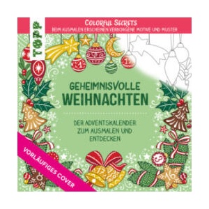 Colorful Secrets - Wunderschöne Weihnachten (Ausmalen auf Zauberpapier) | Natascha Pitz (2023)