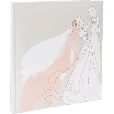 FANDY Mist 1, fotoalbum na 50 fotografií o rozmere 13x18cm, zasúvací, šitý, svadobný motív