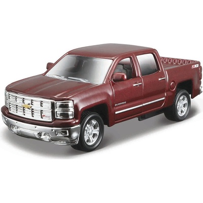 Maisto Chevrolet Stříbrnáado 2014 vínová metalíza 1:52