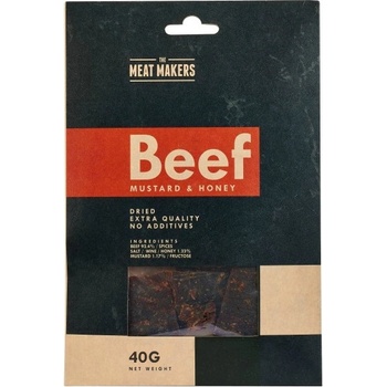 Meat Makers Beef Jerky sušené hovězí maso med a hořčice 40g