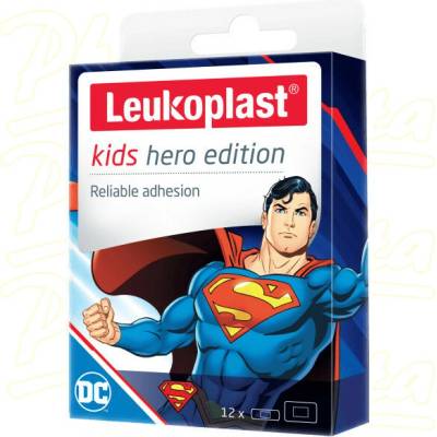 Leukoplast Kids HERO Superman náplast 2 vel.12 ks
