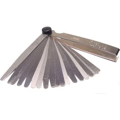 JMP Ventilové spárové měrky 0.10 - 0.50 mm 21 listů 722.55.35