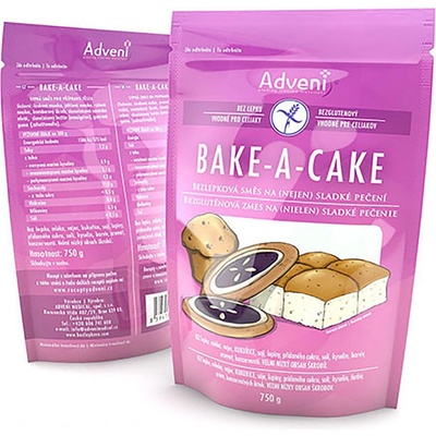 Adveni Bezlepková zmes na pečenie Bake a Cake 750 g