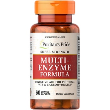 Image 1 of Puritan's Pride Super Strength Multi Enzyme [60 капсули]