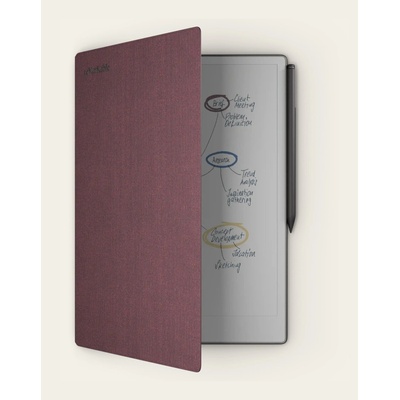 reMarkable Paper Pro + Marker Plus + Book Folio Mosaic Weave Burgundy