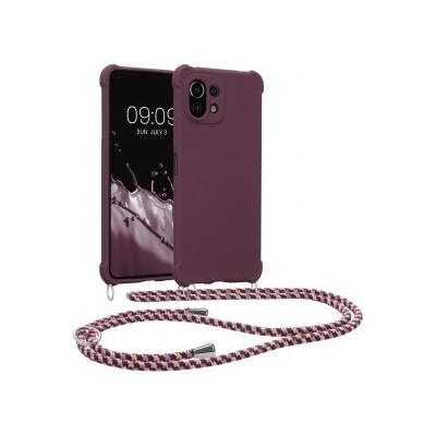 Púzdro kwmobile Xiaomi 11 Lite (5G) NE / Mi 11 Lite (5G) tmavě červené