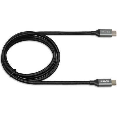 iBox IKUMTC31G2 USB typ C - USB typ C, 1m, černý