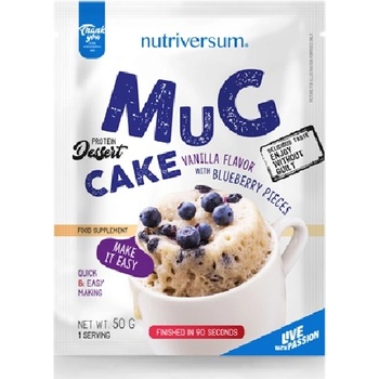 Image 1 of Nutriversum Mugcake, 1x50 Grams/10 bars box/